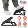 Steel Calf Stretcher Slant Board With 5 Adjustable Inclines 0° to 50° Non-Slip Textured Surface 500LBS Max Load Capacity For Foot Knee Ankle Tendon St