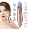 Electric Blackhead Remover Vacuum Suction Facial Pore Cleaner Acne Pimple Extractor Skin Care Cleaning Tool with 4 Suction Head