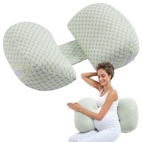 VEVOR Pregnancy Wedge Pillow, W-Shaped Maternity Pillow for Pregnant Women