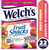 Welch's Fruit Snacks Fruit Punch And Berries N Cherries 0.8 Oz Pouches – 22 Count Box Of Mixed Fruit Flavored Gluten Free Snacks