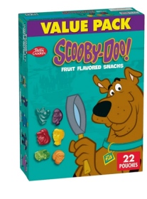 Scooby Doo Fruit Flavored Snacks, Treat Pouches, Gluten Free, Value Pack, 22 Ct, 17.6 oz
