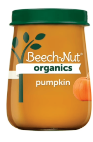 Beech-Nut Organics Stage 1 Organic Baby Food, Pumpkin, 4 oz Jar