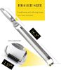 Kitchen Lemon Zester, Stainless Steel Hand Held Parmesan Cheese Grater for Ginger, Chocolate, Coconut, Lime, Nutmeg, Citrus, Fruit