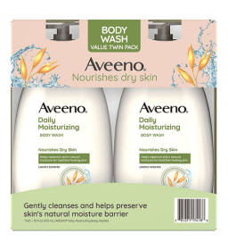 Aveeno Daily Moisturizing Body Wash, 33 fl. oz., 2 pk.