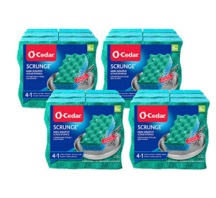 O-Cedar Multi-Use No-Scratch Scrunge Sponge, 24 ct.