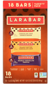 Larabar Chocolate Variety Pack, Gluten Free Vegan Fruit & Nut Bars, 18 ct