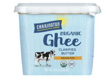Carrington Farms Organic Ghee Clarified Butter Grass Fed Gluten Free, 12 oz