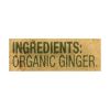 Simply Organic - Ginger Organic - Case Of 6 - 1.64 Ounces