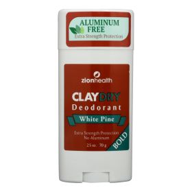Clay Dry Silk Deodorant - White Pine - 2.5 Oz