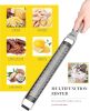Kitchen Lemon Zester, Stainless Steel Hand Held Parmesan Cheese Grater for Ginger, Chocolate, Coconut, Lime, Nutmeg, Citrus, Fruit