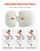 VEVOR Pregnancy Wedge Pillow, W-Shaped Maternity Pillow for Pregnant Women