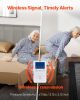 VEVOR Early Alert Bed Alarm System, Wireless Bed and Chair Sensor Pad with Call Button & Pager