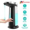 Automatic Soap Dispenser 400ML/16.9OZ Anti-slip Sensor Refillable Hand Gel Desktop Dispenser 2 Drop Volume Adjustment