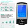 Rechargeable Tens Unit Machine Impulse Massager 16 Modes Pain Relief Body Massager Machine Muscle Stimulator w/ 2 Outputs and 6hrs Working For Relief