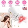 2 IN 1 Electric Scalp Massager And Hair Oil Applicator For Essential Oil Hair Growth Treatment Type-C Rechargeable IPX5 Waterproof Red Light Therapy V