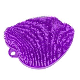 Shower Foot Scrubber Foot Massager Exfoliation Cleaner Mat Improve Foot Circulation Scrubber Foot Pain Relief Mat w/ Anti-slip Suction Cups (Option: FootScrubberCleaner(Purple))