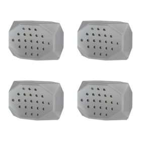 4 Pack Jawline Exerciser for Men Women Jaw Trainer Shaper Sagging Skin Double Chin Reducer with 3 Resistance Levels for Beginners Intermediate Expert (Option: 4PcsJawExerciser(Grey))