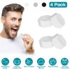 4 Pack Jawline Exerciser for Men Women Jaw Trainer Shaper Sagging Skin Double Chin Reducer with 3 Resistance Levels for Beginners Intermediate Expert