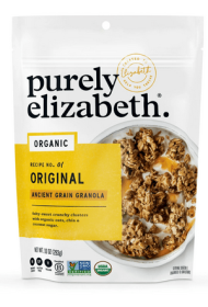 Purely Elizabeth Original Granola 10oz, Certified Gluten Free, Vegan, and Non GMO (92995926763: Purely Elizabeth Original Granola)
