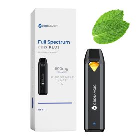 Full Spectrum CBD Vape for Rest 850mg (Terpene Profile: Mint, type: Rest)