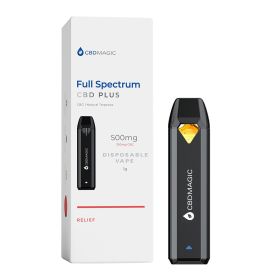 Full Spectrum CBD Vape for Relief 850mg (Terpene Profile: OG, type: Relief)