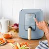 3 Qt Air Fryer with TurboCrisp Technology, Cornflower Blue